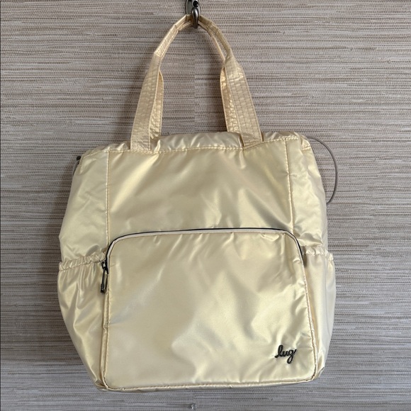 lug Handbags - Lug Ditty XL Drawstring Convertible Tote Bag Metallic